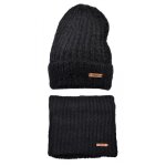 Pack bonnet tour de cou infinitif pack 1212 noir