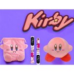 Pack cadeau kirby ( peluche + sac rangement + montre lcd ) kirby nintendo