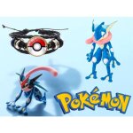 Pack cadeau pok�mon amphinobi ( peluche + figurine + bracelet )