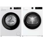 Pack candy lave - linge hublot 9kg 1400trs / min + s�che - linge pompe � chaleur 8kg