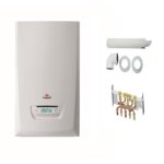 Pack chaudiere gaz murale themafast condens f25 25kw saunier duval dosseret et ventouse inclus Pack chaudiere gaz murale themafast condens f25 25kw saunier duval dosseret et ventouse inclus