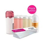 Pack cire rollon peaux dlicates xanitalia rose / nacre rollon
