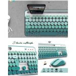 Pack clavier - souris - peps - wireless desktop advance - ergonomique - 105 touches - couleurs pastel ...
