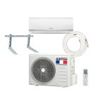 Pack climatiseur reversible airton - a poser soi - meme - 2500w readyclim 4m - support mural - 409730sm ...