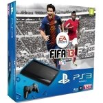 Pack console ps3 12 go - sony - fifa 13 - noir - 1 manette dual shock 3 - cbles inclus