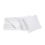 Pack couette chaude + oreillers lavable � 95 pour lit 2 personnes - couette 220x240cm + 2 oreillers 60x60cm ...