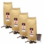 Hop cafe - pack dcouverte caf en grains dlices - 4 x 250g