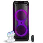 Pack enceinte active autonome usb bluetooth ibiza 1200w columba1200 - 2 effets de lumière rotatif disco ... Pack enceinte active autonome usb bluetooth ibiza 1200w columba1200 - 2 effets de lumière rotatif disco ...