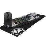 Pack gamer 3 en 1 - clavier filaire - souris filaire - tapis de souris