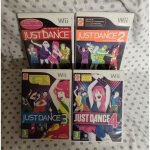 Pack jeu just dance wii ( lot de 4 jeux )