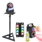 Pack jeu lumière ibiza spider dmx quad8 - fx 8x10w - pied support lyre star - wash 30w - machine à fumée ... Pack jeu lumière ibiza spider dmx quad8 - fx 8x10w - pied support lyre star - wash 30w - machine à fumée ...