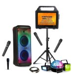 Pack karaoké enceinte bluetooth 600w mooving ms - electro - sound600 - enceinte Écran portable sur pied ... Pack karaoké enceinte bluetooth 600w mooving ms - electro - sound600 - enceinte Écran portable sur pied ...