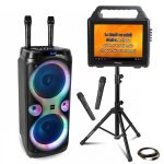 Pack karaoké enceinte ecran portable ibiza karavision sur pied - enceinte usb bluetooth tws 1000w columba ... Pack karaoké enceinte ecran portable ibiza karavision sur pied - enceinte usb bluetooth tws 1000w columba ...