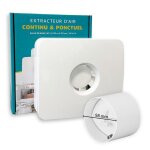 Pack kelis - extracteur dair connect avec clapet anti - retour intgr 100mm - fonctionnement intermittent ...