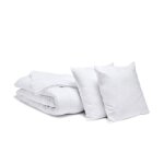 Pack �conomique couette temp�r�e 220x240 cm + 2 oreillers moelleux 60x60 cm - pour lit 2 personnes - ...