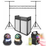 Pack lumière machine fumée led 700w - portique ibiza slb001 - régie booth ds30 - 2 lyres wash 30w - soirée ... Pack lumière machine fumée led 700w - portique ibiza slb001 - régie booth ds30 - 2 lyres wash 30w - soirée ...