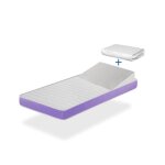 Pack matelas onix 60x120 epaisseur 11 cm + plan incline 15 degrés + protege matelas 60x120cm Pack matelas onix 60x120 epaisseur 11 cm + plan incline 15 degrés + protege matelas 60x120cm