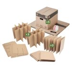 Pack and move - kit dmnagement vaisselle + marqueur noir + adhsif fragile offert