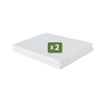 Pack and move - lot 2 plaques polystyrne rectangulaires 395 x 295 x 2 cm - bricolage modlisme cration ...