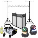 Pack portique lumi�re ibiza - r�gie dj ds30 fa�ade - machine fum�e lsm900w - 2 lyres star - wash 30w ...