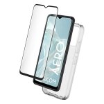 Pack de protection - bigben - logicom aero - coque souple - protection �cran 9h - transparent