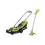 Pack ryobi tondeuse électrique 1300w 33cm rlm13e33s - coupe bordures et dresse bordures 350w rlt3525 Pack ryobi tondeuse électrique 1300w 33cm rlm13e33s - coupe bordures et dresse bordures 350w rlt3525