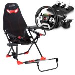 Pack simulateur sige volant et pdalier racer pour pc et console