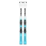 Pack ski head supershape jr + fixations jrs 4. 5 gw bleu gar�on