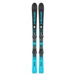 Pack ski head wc e. race team sw + fixations jrs 4. 5 gw bleu gar�on