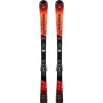 Pack skis rossignol hero multievent + fixations nx 7 gw rtl rouge enfants
