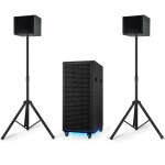 Pack sono complet bm sonic bms - pro1208 - dj 2000w sub amplifie 700w rms + 2x sat 150w 2x bluetooth ...