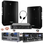 Pack sono dj 2360w - lecteur cd gemini cdx - 2250i - table ibiza djm250bt - mkii - ampli amp600 - mkii ...