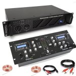 Pack sono dj ampli ibiza sound amp300 - mkii 480w - table mixage bluetooth djm250bt - mkii rca xlr - ... Pack sono dj ampli ibiza sound amp300 - mkii 480w - table mixage bluetooth djm250bt - mkii rca xlr - ...
