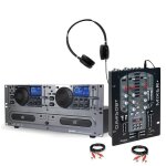 Pack sono lecteur cd gemini cdx - 2250i usb - table mix djm150usb - bt bluetooth usb - cablage - casque ...