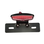 Pack support de plaque universel en aluminium + petit feu � led (position / feu stop / �clairage de plaque) ...