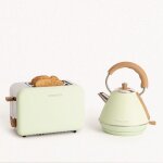 Pack toast retro + bouilloire kettle retro taille et couleur personnalisables.