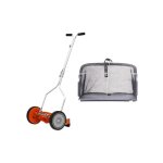 Pack tondeuse manuelle h�lico�dale + sac de ramassage ? coupe pr�cise �cologique et pratique pour une ...