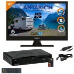 Pack tv led 16 40cm tlviseur hd + rcepteur tntsat avec carte valable 4ans