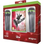 Pack xbox one - the voice uk + 2 microphones de sc�ne karaok� usb
