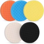 Pads polissage voiture 5 pi�ces 150mm mousse compound coupe et finition polisseuse orbitale