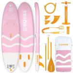 Paddle gonflable adulte rose avec des accessoires de qualit - huiike stand up paddle avec pagaie en ...