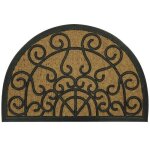 Paillasson demi - lune  marquis  40x60cm naturel