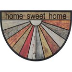 Paillasson demi lune sweet home 45 x 75 cm. Paillasson demi lune sweet home 45 x 75 cm.