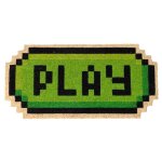 Paillasson dentr�e - fisura - paillasson original en coco ?gamer?. paillasson de maison vert. 70 x 35 ...