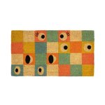 Paillasson dentre - fisura - paillasson original en coco ?yeux?. paillasson de maison multicolore. 70 ...