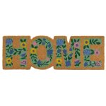 Paillasson home floral 75 cm