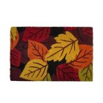 Paillasson noix de coco 40x60 cm pvc feuilles
