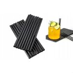 Pailles  boire rutilisables - nipter - plastique noir - d: 15 cm sur 7mm - lot de 1000 - 100% recyclables ...