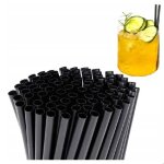 Pailles  boire rutilisables - nipter - plastique noir - d: 15 cm sur 7mm - lot de 500 - 100% recyclables ...