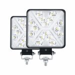 Pair 4? phare de travail led tracteur 300w 12000lm 6000k phare led 4x4 ip67 feux additionnels led moto ...